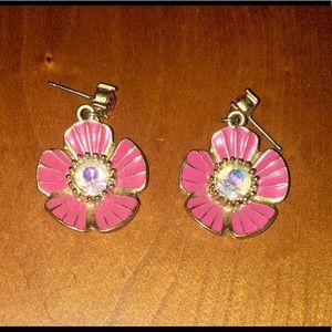 Betsey Johnson flower earrings